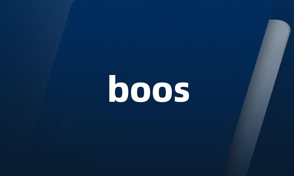 boos