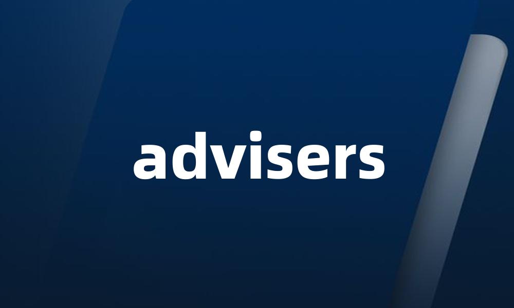 advisers