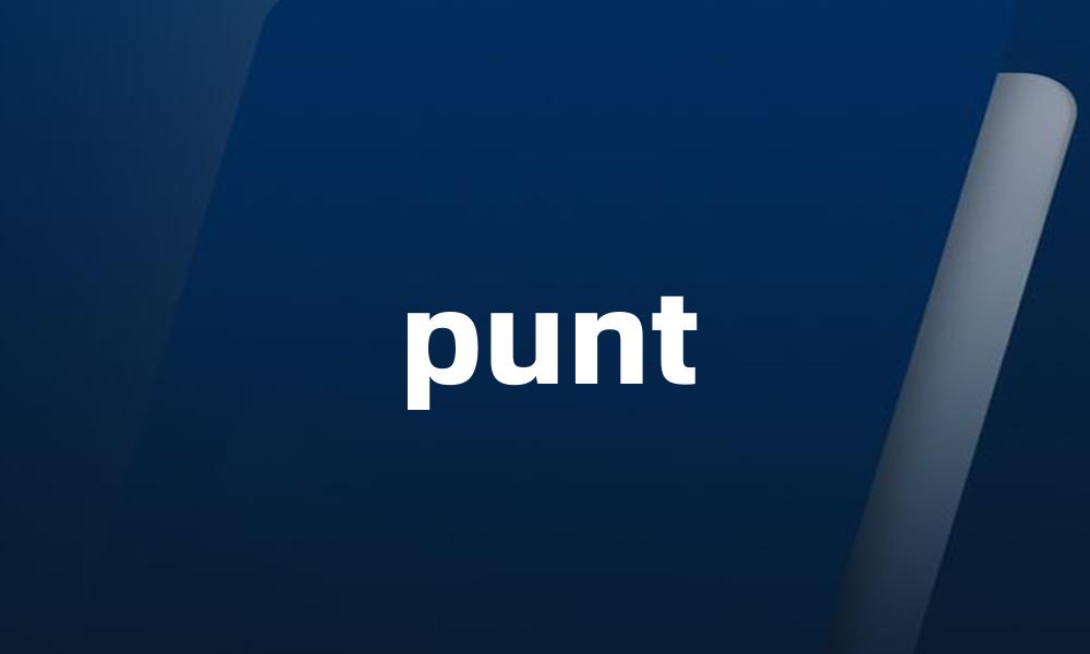 punt