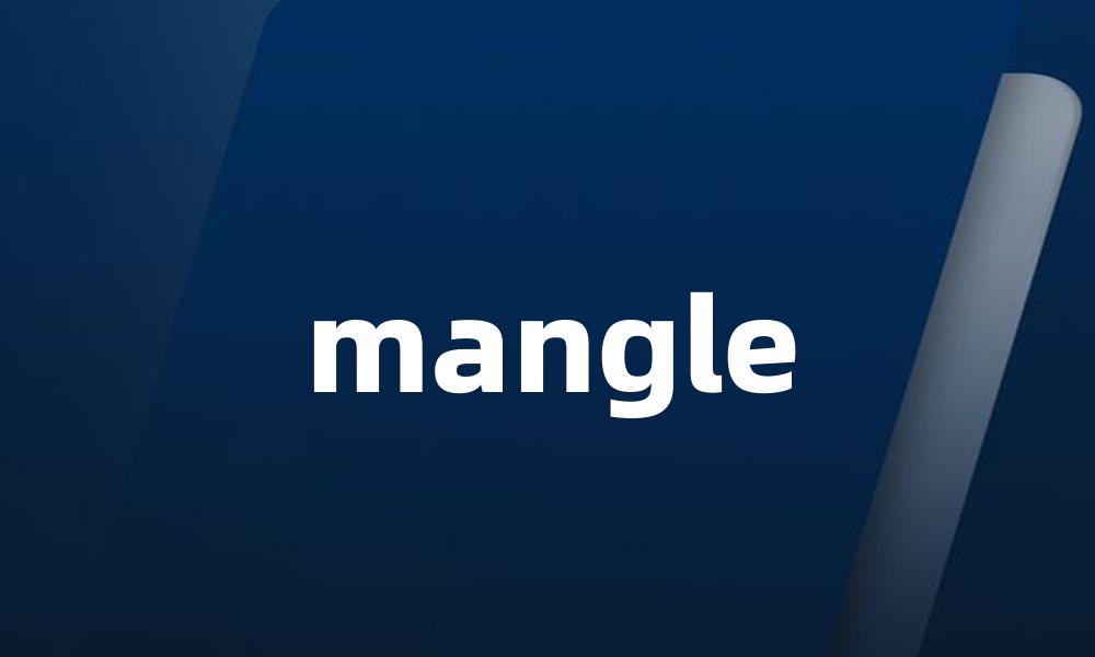 mangle