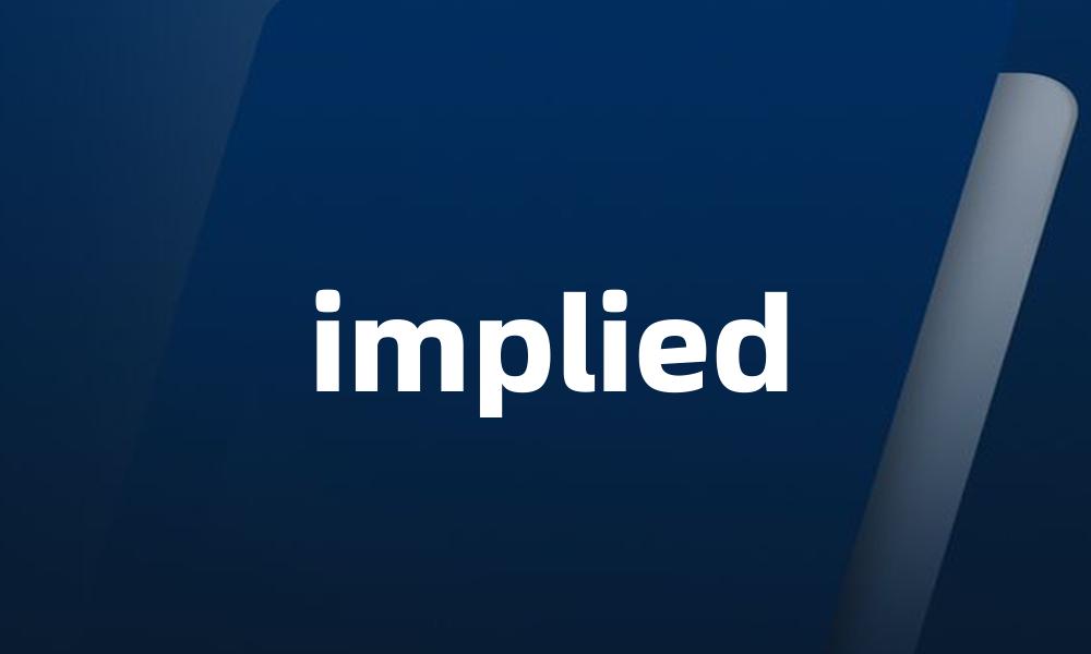 implied