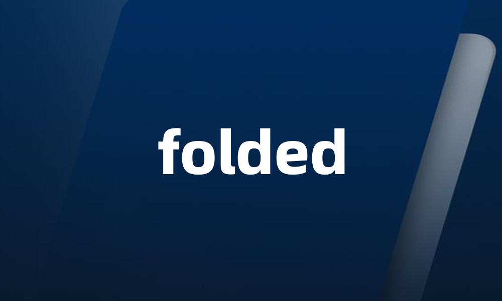 folded