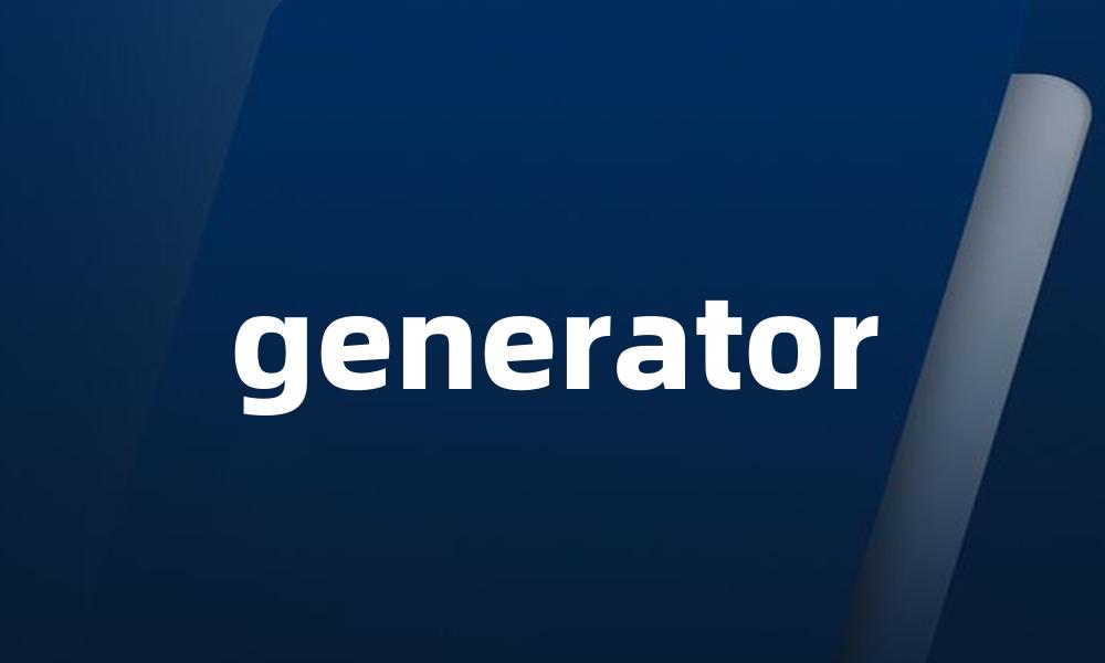 generator