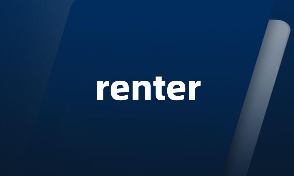 renter