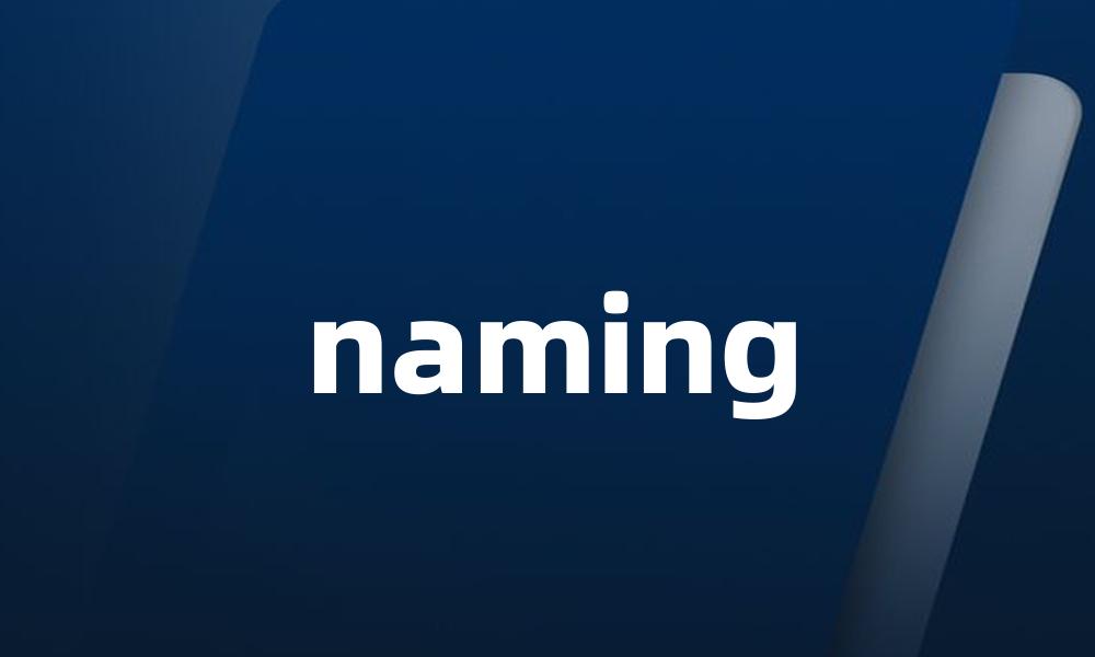 naming