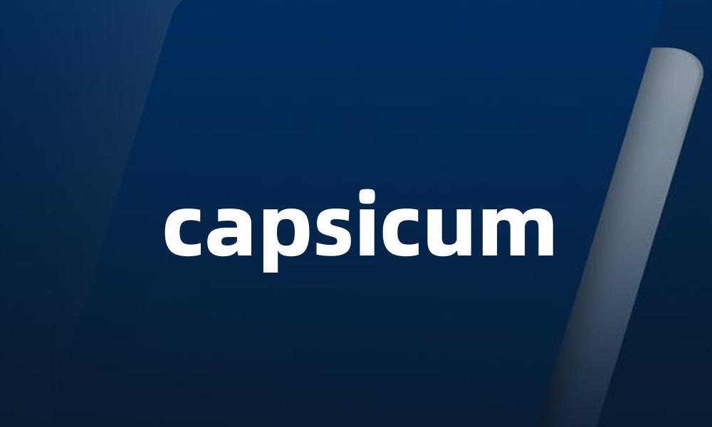 capsicum