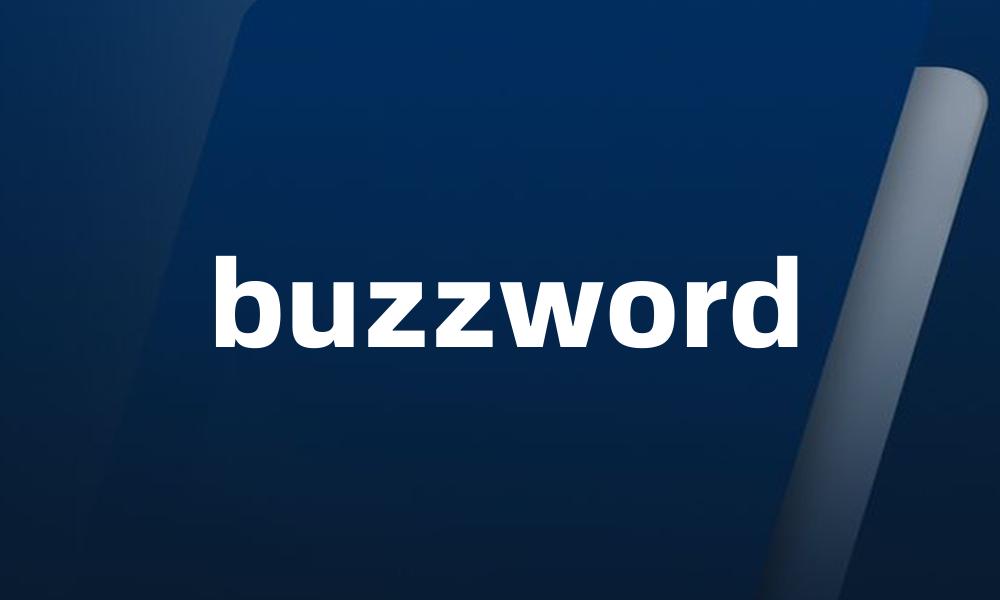 buzzword