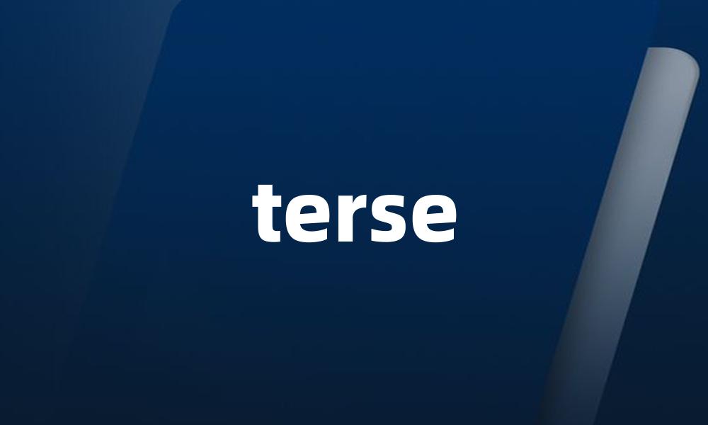 terse