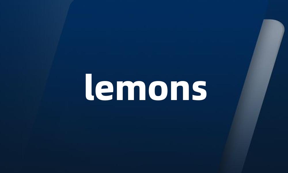 lemons