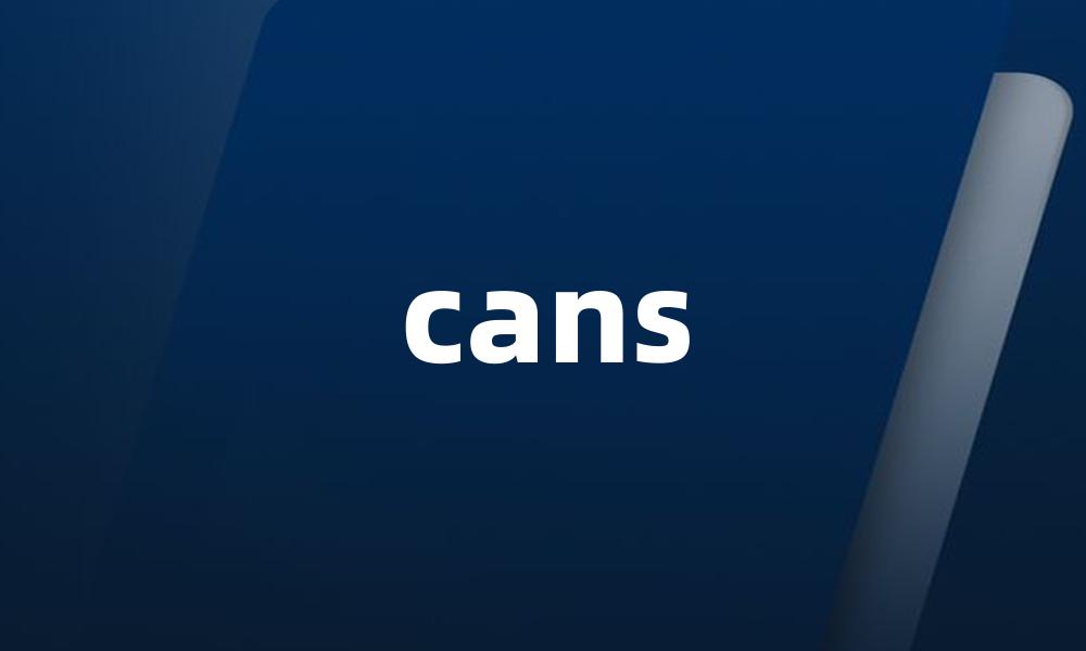 cans