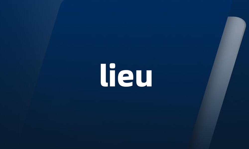 lieu