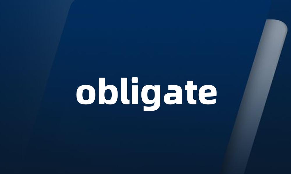 obligate