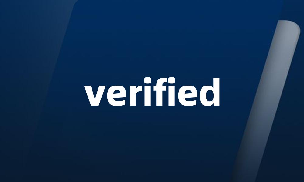 verified