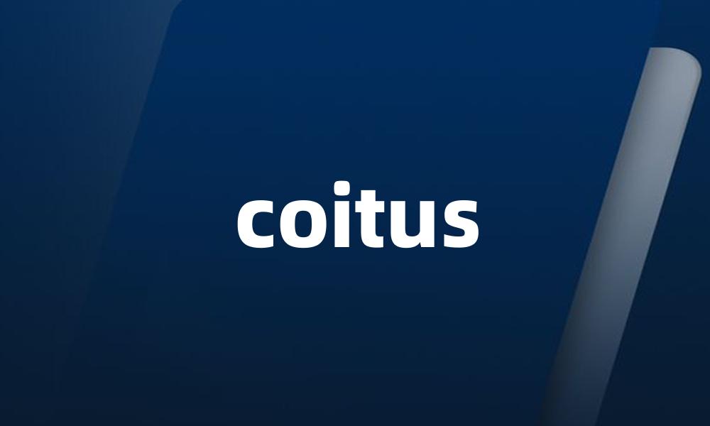 coitus