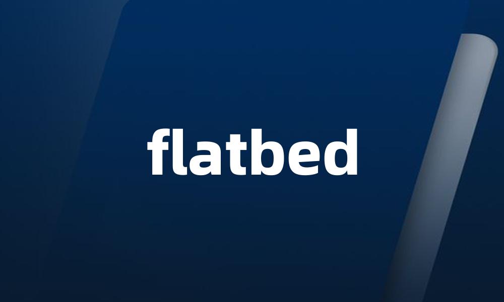 flatbed