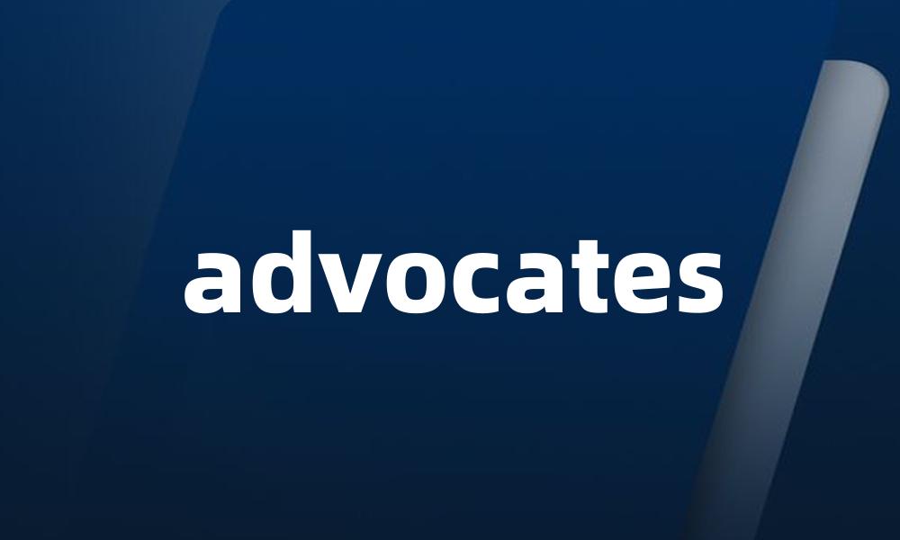 advocates