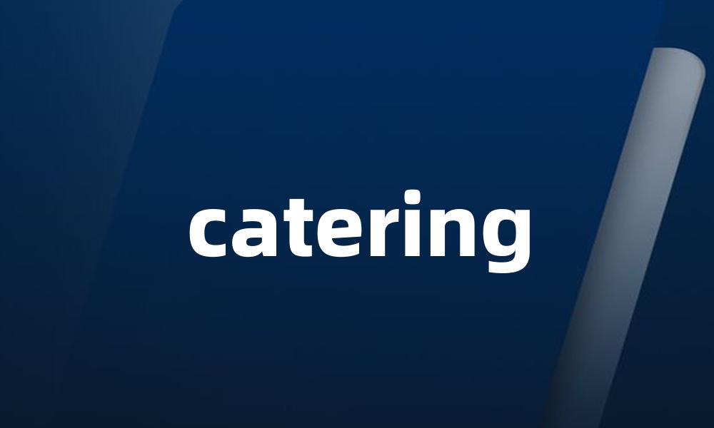 catering