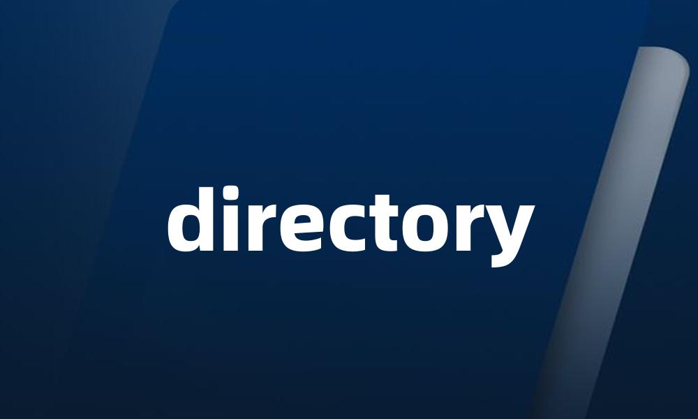 directory