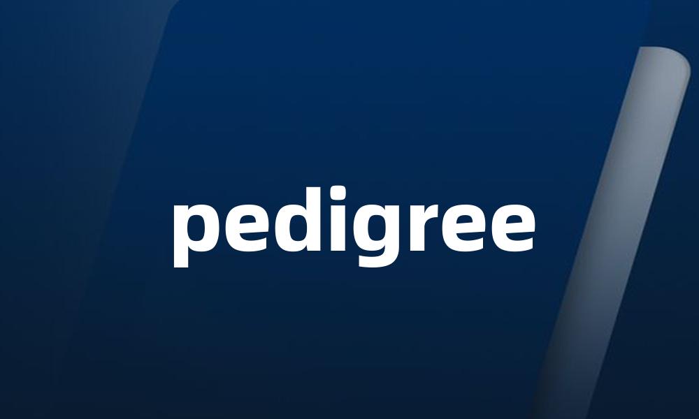 pedigree