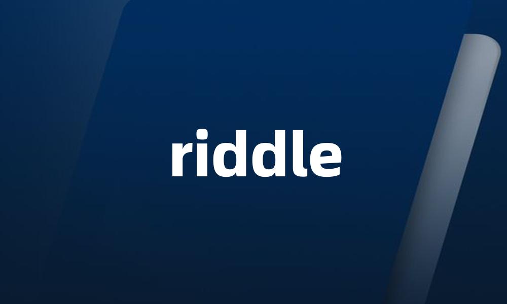 riddle