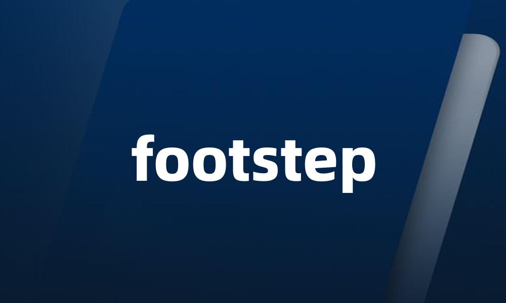 footstep