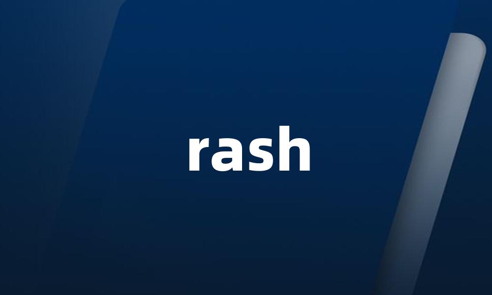 rash