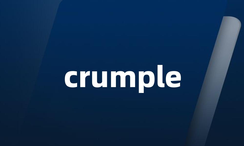 crumple