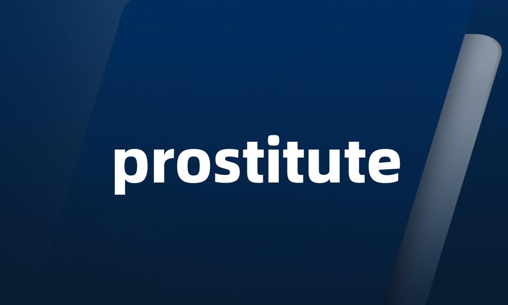 prostitute