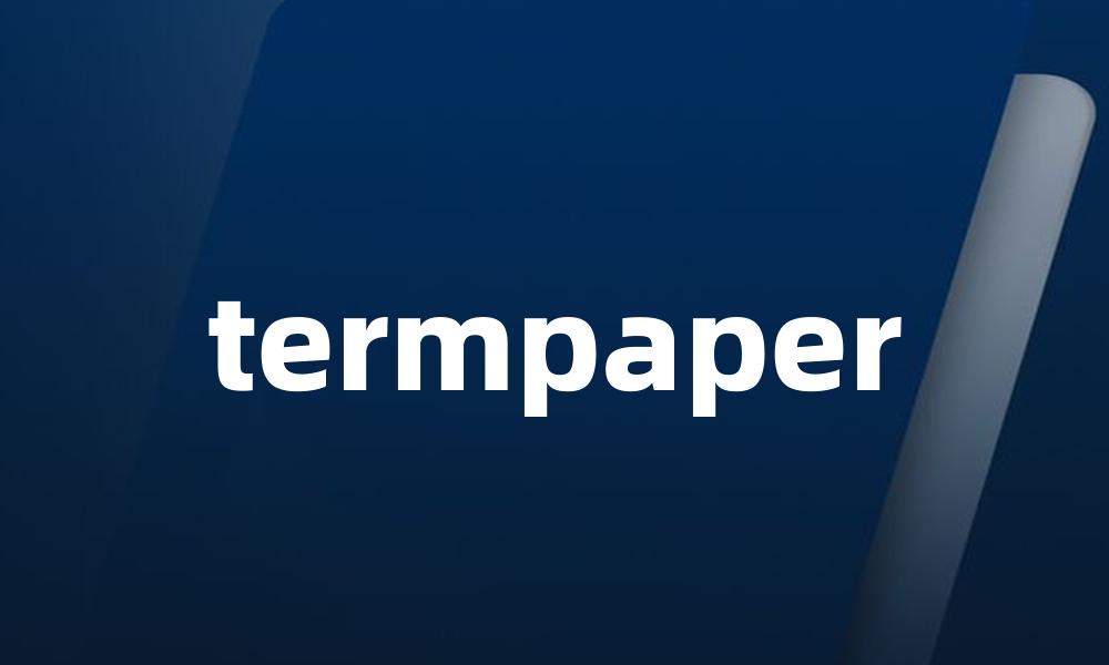 termpaper