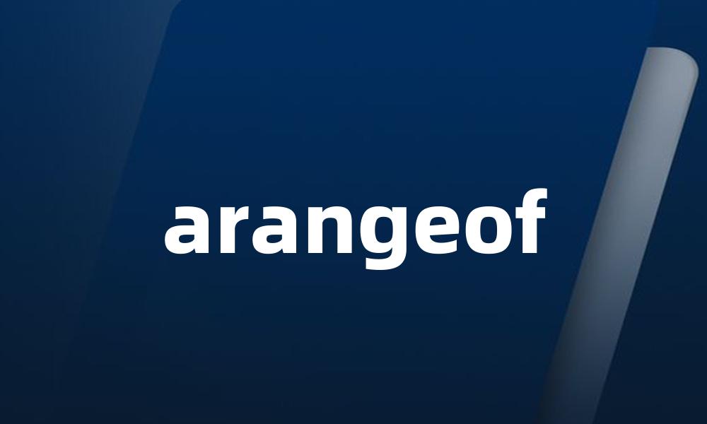 arangeof