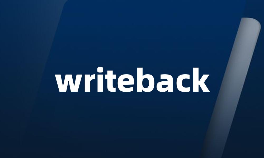 writeback