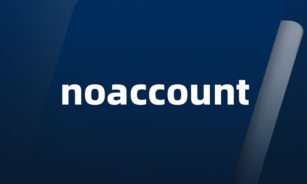 noaccount