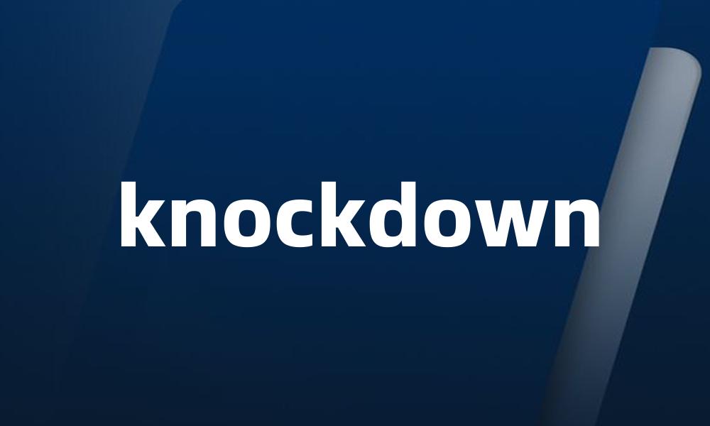 knockdown