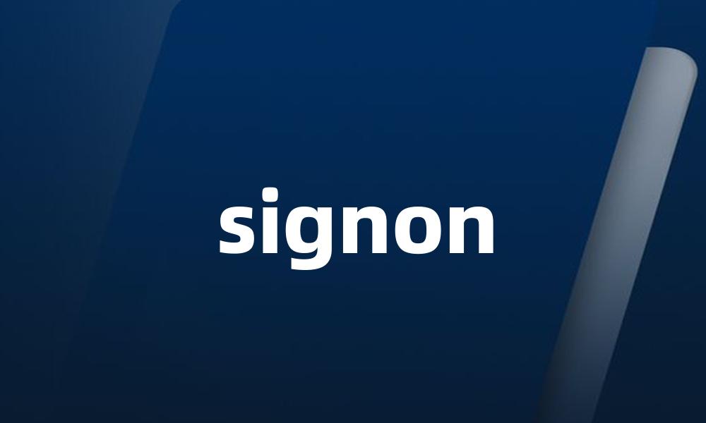 signon