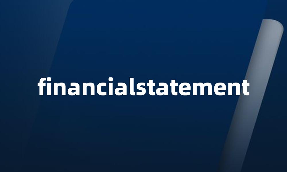 financialstatement