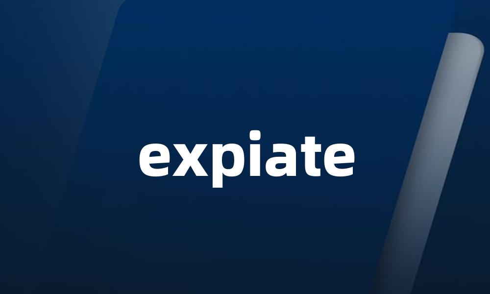 expiate