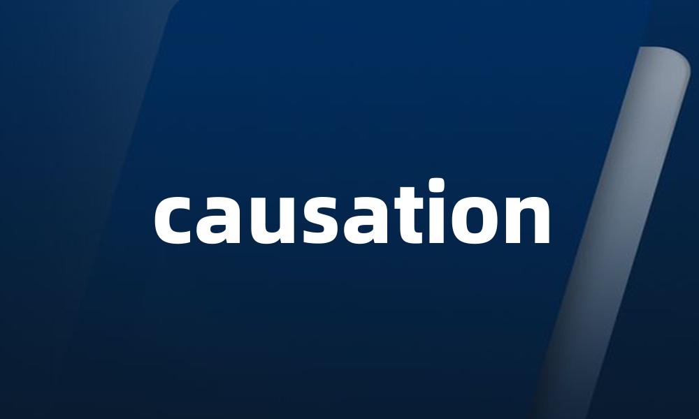 causation