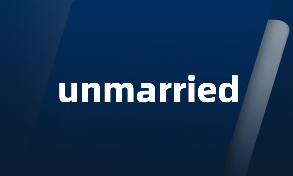 unmarried