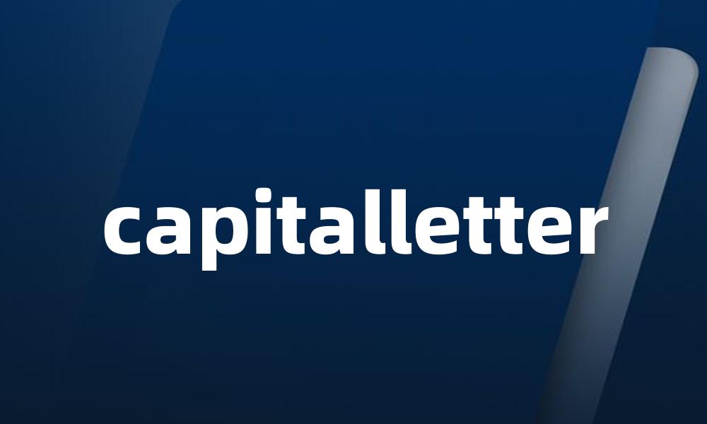 capitalletter