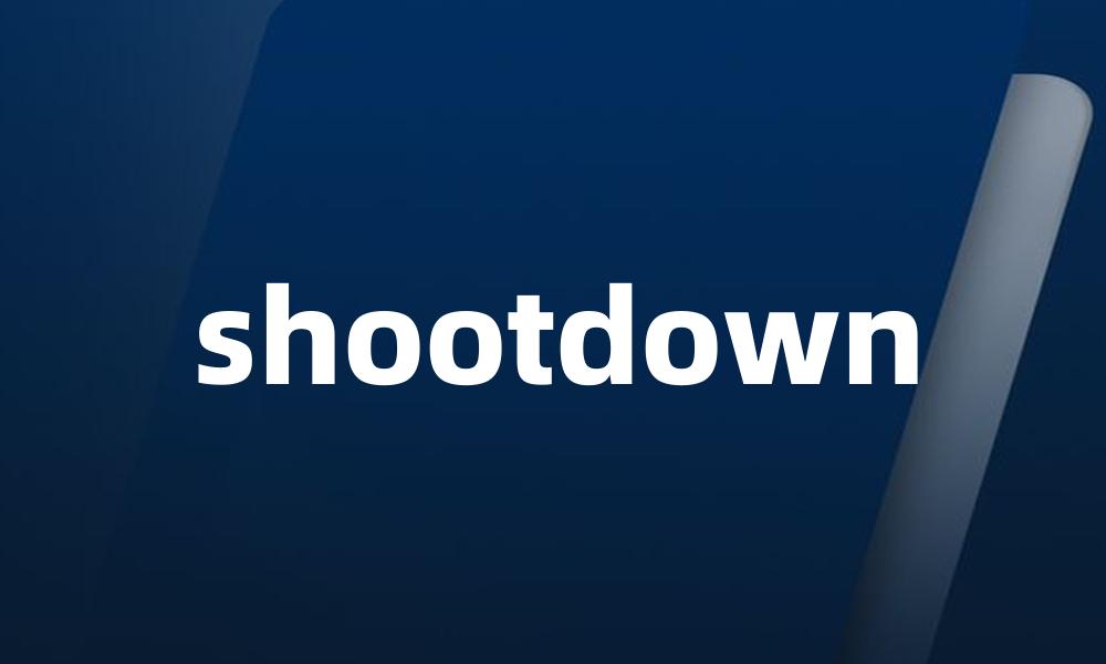 shootdown