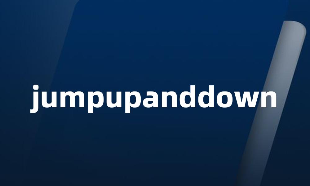 jumpupanddown