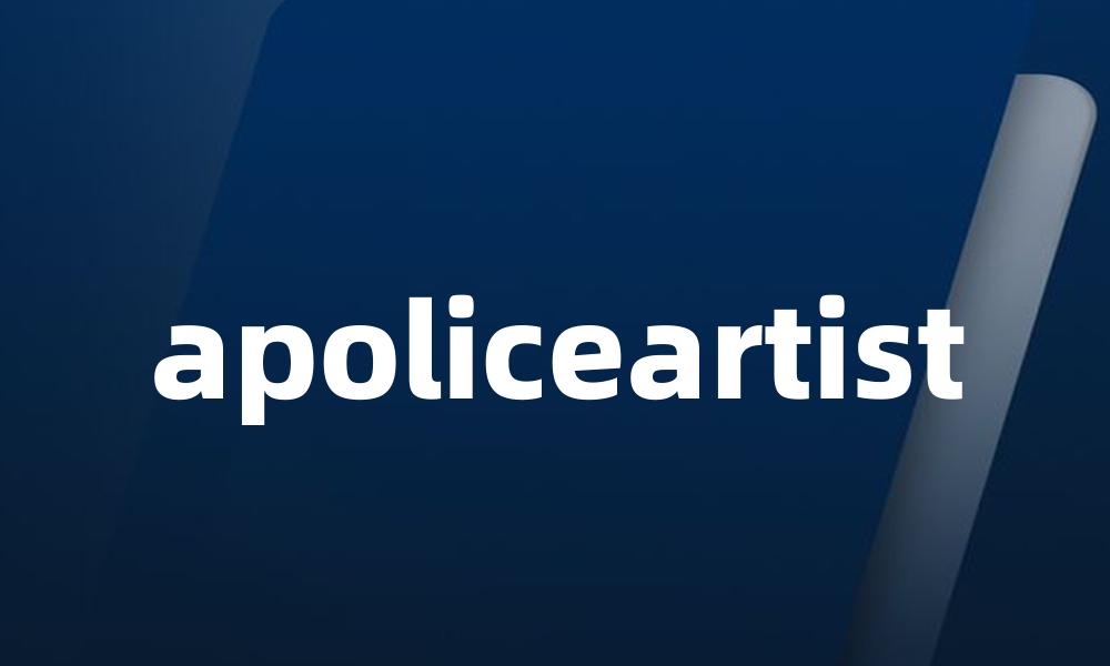 apoliceartist