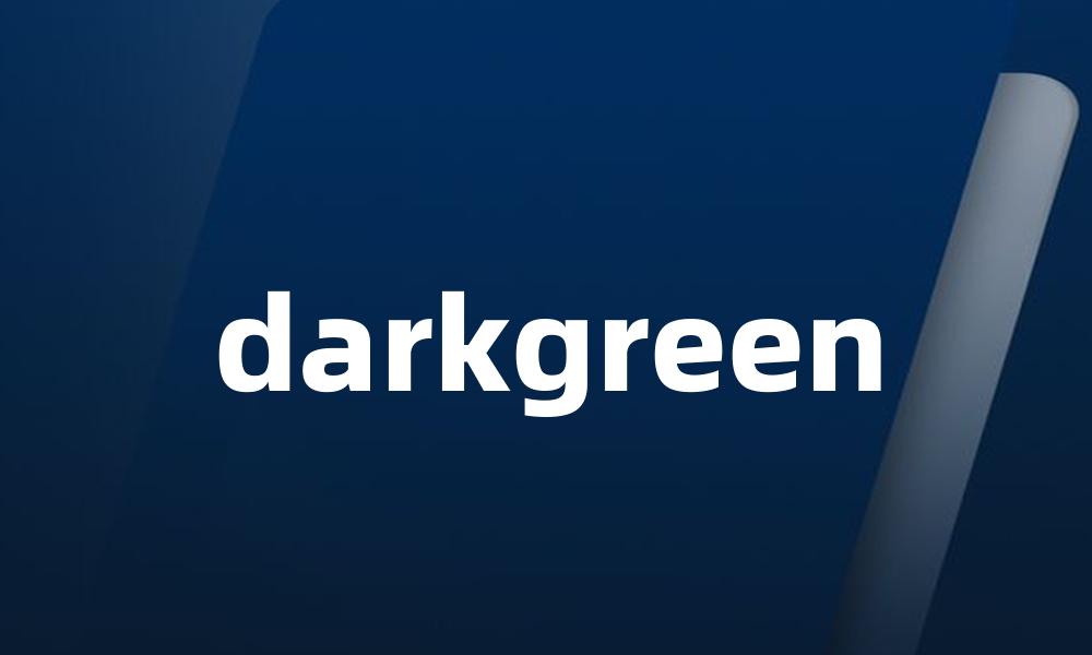 darkgreen