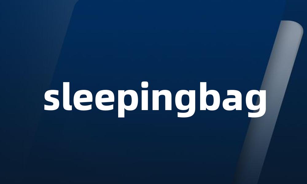 sleepingbag