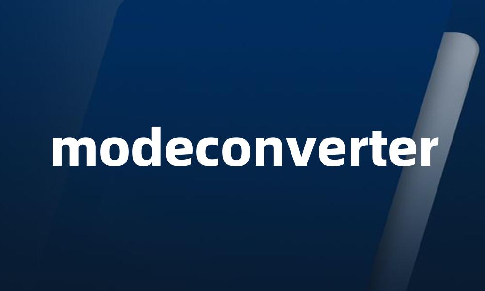 modeconverter