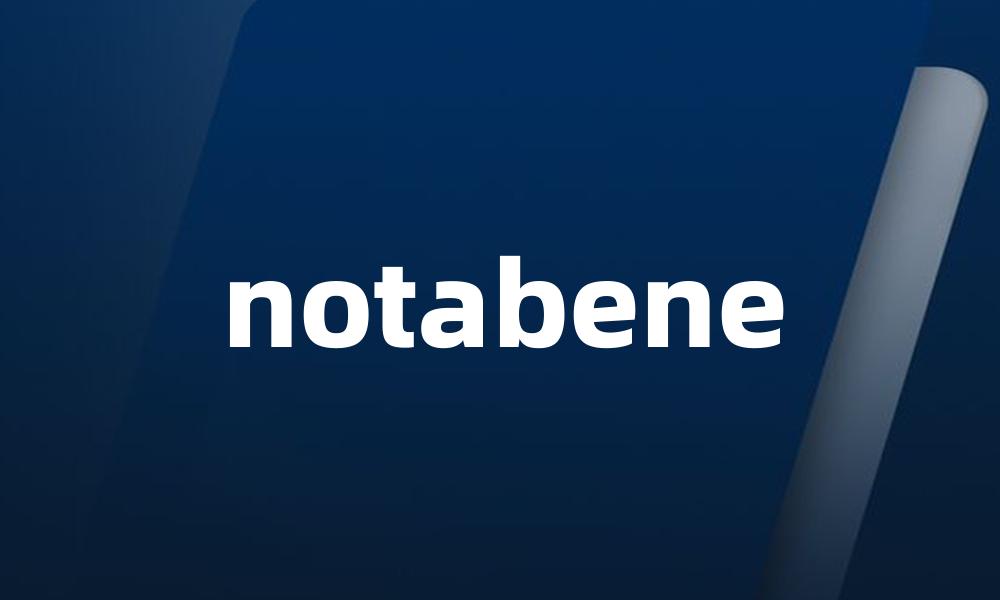 notabene