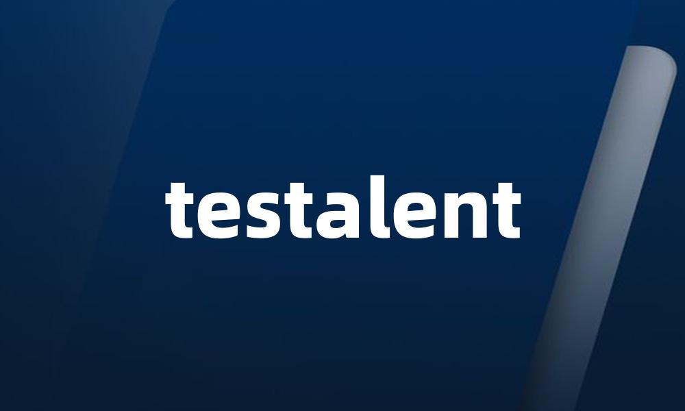 testalent