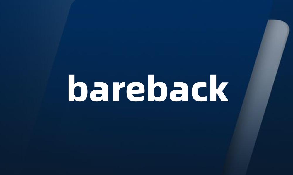 bareback