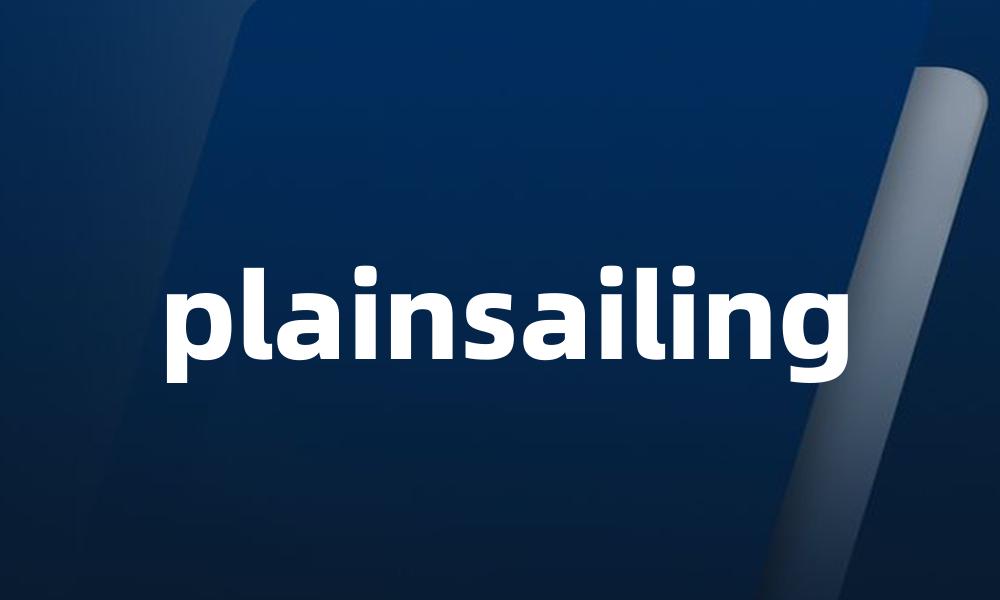 plainsailing