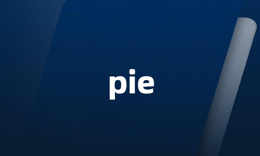 pie